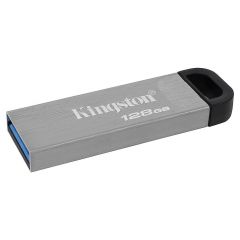 128GB Flash Drive Kingston DTKN/128GB DataTraveler Kyson Silver, Metal