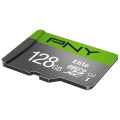 Карта памяти 128GB PNY Elite MicroSDXC UHS-I Class 10 + Adapter MicroS