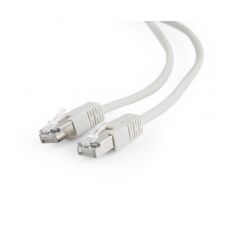 1m FTP Patch Cord Gray PP22-1M, Cat.5E, Cablexpert, molded strain reli