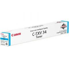 Toner Canon C-EXV34 Cyan, (270g/appr. 19000 pages 10%) for Canon iRC2020L/20i/25i/30L/30i