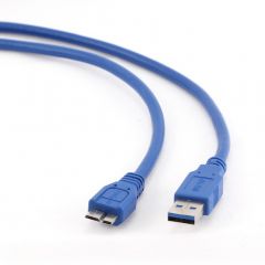 Cable microUSB3.0 - 3m (for external HDD) - Cablexpert -  CCP-mUSB3-AMBM-6, 3.0 m, USB 3.0 A-plug to Micro B-plug, Blue