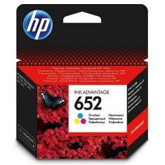 HP 652 (F6V24AE) Tri-color Original Ink Cartridge for HP DeskJet Ink Advantage 4675, 1115, 2135, 3635, 3835, 4535, 5075, 5275), 200 p.