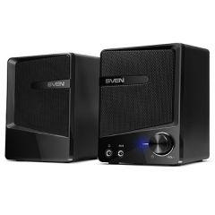 SVEN 248 Black (USB), 2.0 / 2x3W RMS, USB/DC 5V power supply, headphone