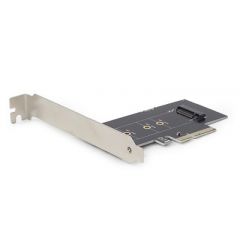 PCI-E Card - Gembird PEX-M2-01, PCI-Express add-on card, M.2 SSD adapter, M.2 flash memory module (2280, 2260, 2242), Low-profile brackets