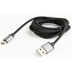 Cable USB2.0/Type-C Cotton braided - 1.8m - Cablexpert CCB-mUSB2B-AMCM-6,