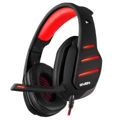 Casti SVEN AP-U997MV, Black/Red