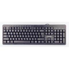 Gembird KB-UM-106-RU Multimedia keyboard, Silent, 9 hotkeys, USB, Black