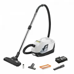 Пылесос Karcher DS 6 + Оконный пылесос WV 2 Plus, Белый