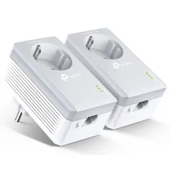 Powerline Adapter TP-Link, TL-PA4010P KIT, AV600, 1x100Mbps Port, Passthrough