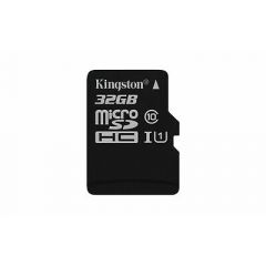 32GB microSD Class10 A1 UHS-I U1 (V10)  Kingston Canvas Select Plus, 600x, Up to: 100MB/s