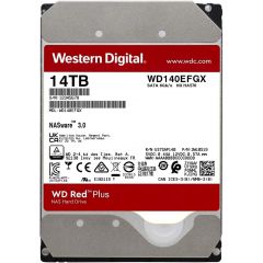 3.5" HDD 14.0TB  Western Digital WD140EFGX Caviar® Red™ Plus NAS, CMR Drive, 7200rpm, 512MB, SATAIII