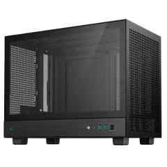 Компьютерный корпус Deepcool CH160, Mini-ITX, Без блока питания, Чёрный