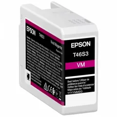 Картридж чернильный Epson T46S3 UltraChrome PRO 10 Ink, 25мл, Яркий пурпурный