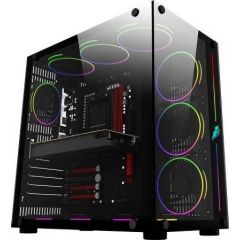 Компьютер ATOL PC1150MP - Gaming A-RGB#2.4 v1/ AMD Ryzen 5 5600/ 32GB / 1TB SSD + 2TB/ Radeon RX 7800XT/ Black