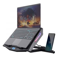 Охлаждающая подставка для ноутбука с разноцветной подсветкой Trust Gaming GXT 1127 YOOZY