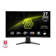 27.0” Игровой Монитор MSI MAG 27CQ6F/ QHD/ Curved/ 0.5ms/ 180Hz/ Black