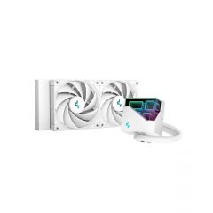 Жидкостный охладитель DEEPCOOL LT520 WH / Universal / 240W / fans: 500~2250pm, pump: 2400rpm / 17.6~32.9 dBA / 85.85CFM / White