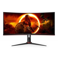 34.0” Игровой Монитор AOC CU34G2XP/BK/ Curved/ 4K/ 1ms/ 180Hz/ Black