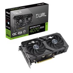 Видеокарта ASUS Dual GeForce RTX 4070 SUPER EVO OC Edition/ 12GB / GDDR6X / 192bit