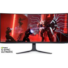 34.1” Игровой монитор DELL Alienware AW3423DW/ OLED Quantum Dot/ WQHD/ Curved/ 0.1ms/ 21:9/ 165Hz/ Black