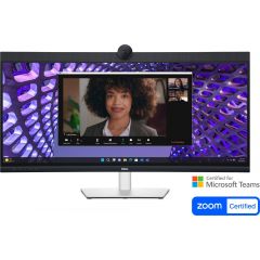 34.1” Monitor pentru videoconferinte DELL P3424WEB / Curved / 21:9 / 4K / Black