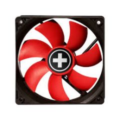 80mm Case Fan - XILENCE XPF80.R.PWM Fan, Performance C, 80x80x25mm, 800-1800 rpm, < 20dBa, 21.8CFM, hydro bearing, 4Pin with PWM, Black/Red