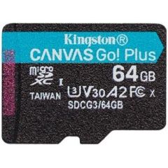 Карта памяти Kingston Canvas Go! Plus microSD 64GB