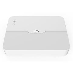 UNV NVR301-16LE2-P8, 16-ch, 1 SATA, 8 PoE, Incoming Bandwidth 80Mbps, Audio 1/1,  4 x 1080P@30 / 2 x 4MP@30 / 1 x 4K@30, Smart 1U, H.265&4K