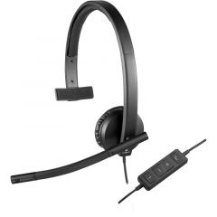 Наушники Logitech H570e / Mono / Black