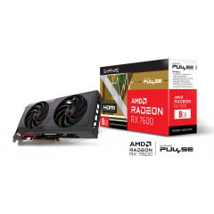 Видеокарта Sapphire PULSE Radeon RX 7600 / 8GB / GDDR6 / 128bit