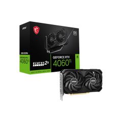 Видеокарта MSI GeForce RTX 4060 Ti VENTUS 2X BLACK 8G OC / 8GB / GDDR6 / 128bit