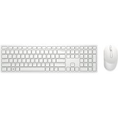 Беспроводная клавиатура и мышка Dell Pro KM5221W, White