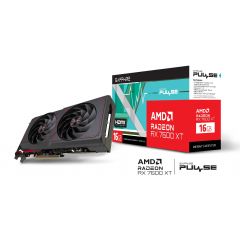Видеокарта Sapphire PULSE Radeon RX 7600 XT / 16GB / GDDR6 / 128bit