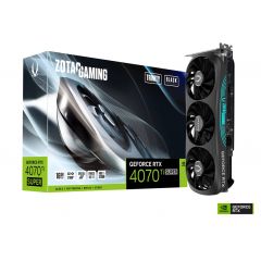 Видеокарта ZOTAC GeForce RTX 4070 SUPER Trinity Black Edition / 16GB / GDDR6X / 256bit