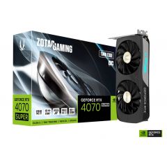 Видеокарта ZOTAC GeForce RTX 4070 SUPER Twin Edge OC / 12GB / GDDR6X / 192bit