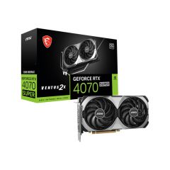 Видеокарта MSI GeForce RTX 4070 SUPER 12G VENTUS 2X OC / 12GB / GDDR6X / 192bit