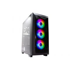 Корпус XILENCE Xilent Breeze XG131 / w/oPSU / Side panel / 3x ARGB 120mm + 1x120mm / ATX / Black