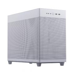 Корпус ASUS  PRIME AP201 MESH WHITE  / w/oPSU / 1x120mm / mATX / White