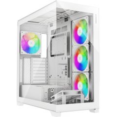 Корпус XILENCE Xilent Gleam / X818.W.ARGB/ no PSU/ Aquarium panel/ ATX/ White