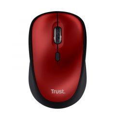Мышь Беспроводная Trust Yvi + Eco / 8m 2.4GHz Micro receiver / 1600dpi / Red