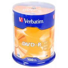 Verbatim DataLifePlus DVD-R AZO 4.7GB 16X MATT SILVER SURFAC - Spindle 100pcs.