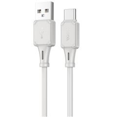 Кабель USB на USB-C HOCO “X101 Assistant” / 1m / Silicone / up to 3A / Gray