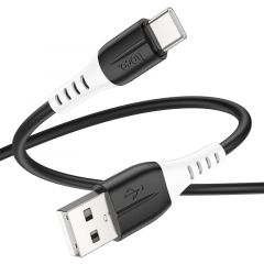 Кабель USB на USB-C HOCO  X82 / 1m / Silicone / up to 3A / Black