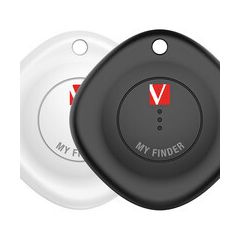 Bluetooth Tracker VERBATIM My Finder 2 Pack, Black & White