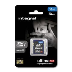 Карта памяти Integral Ultima PRO/16GB SDHC Class10 UHS-I, U1