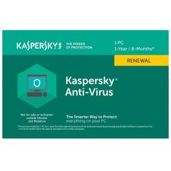Renewal - Kaspersky Anti-Virus - 1 device, 12 months, Card