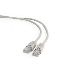 Кабель телекоммуникационный CAT5e UTP, 0.25 м, серый
