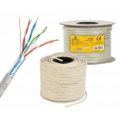 Cable FTP Gembird FPC-5004E-SOL, AWG24 solid CCA , 100m
