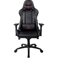 Игровое кресло AROZZI Verona Signature PU / 120-130kg / 165-190cm /  Black /Red logo