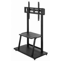 Напольная подставка для телевизора на колесиках 37” - 100”, Gembird ”TVS-100F-01”, Black